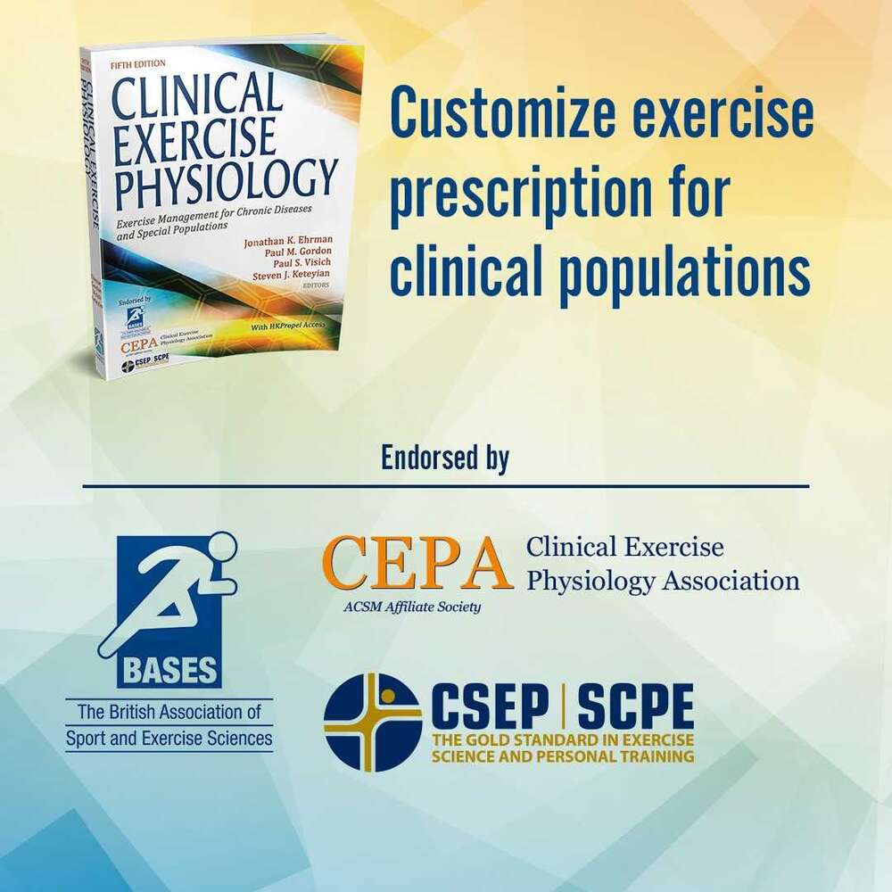 Discount available on Clinical Exercise Physiology, Fifth Edition